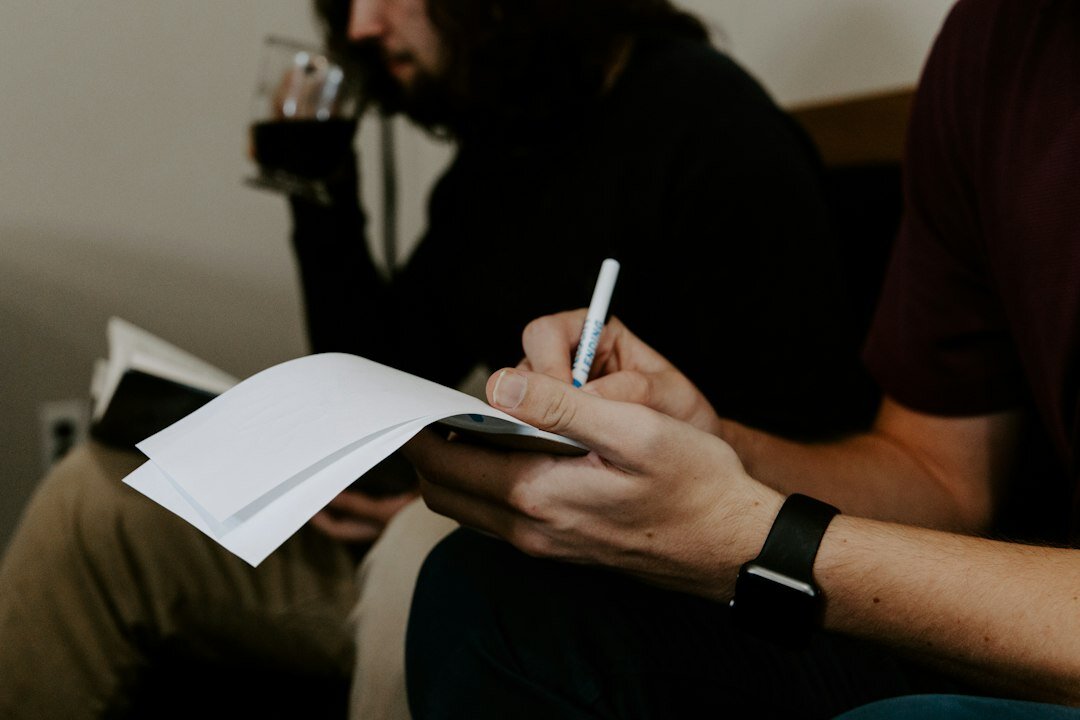 writer brainstorming characters